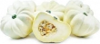 courge, acorn blanche